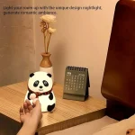 چراغ خواب سیلیکونی مدل پاندا | Panda Night Light - تصویر 4
