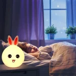 چراغ خواب سیلیکونی مدل خرگوش | Rabbit Night Light - تصویر 3