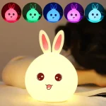 چراغ خواب سیلیکونی مدل خرگوش | Rabbit Night Light