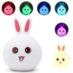 چراغ خواب سیلیکونی مدل خرگوش | Rabbit Night Light - تصویر 9